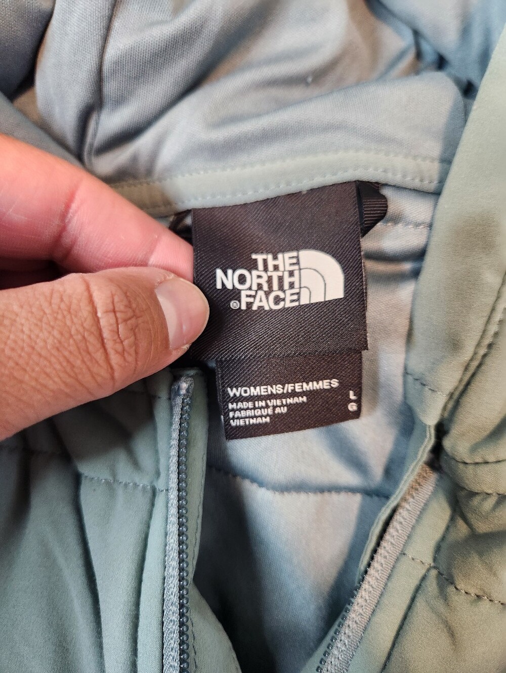 The North Face Womens Mountain Sweatshirt Full Zip Hoodie Size Large - Picture 7 of 11
